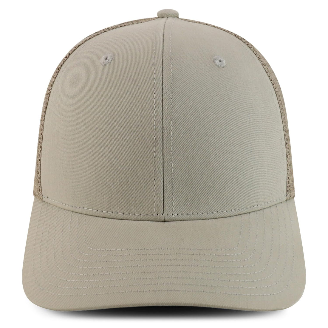 Trendy Apparel Shop Oversize XXL 6 Panel Structured Curved Bill Mesh Snapback Trucker Cap