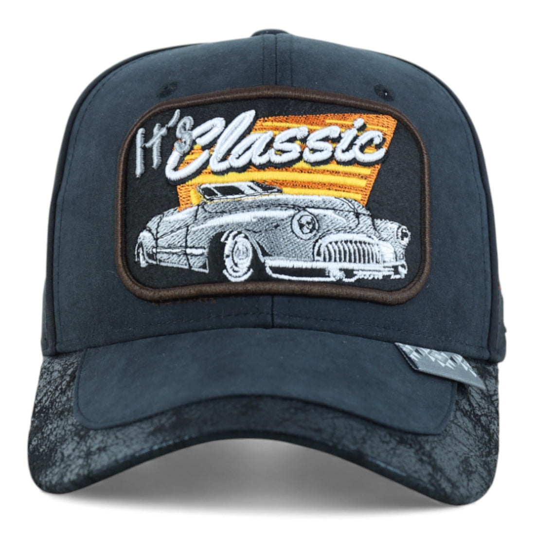 Trendy Apparel Shop Classic Car Embroidered Mesh Back Baseball Cap