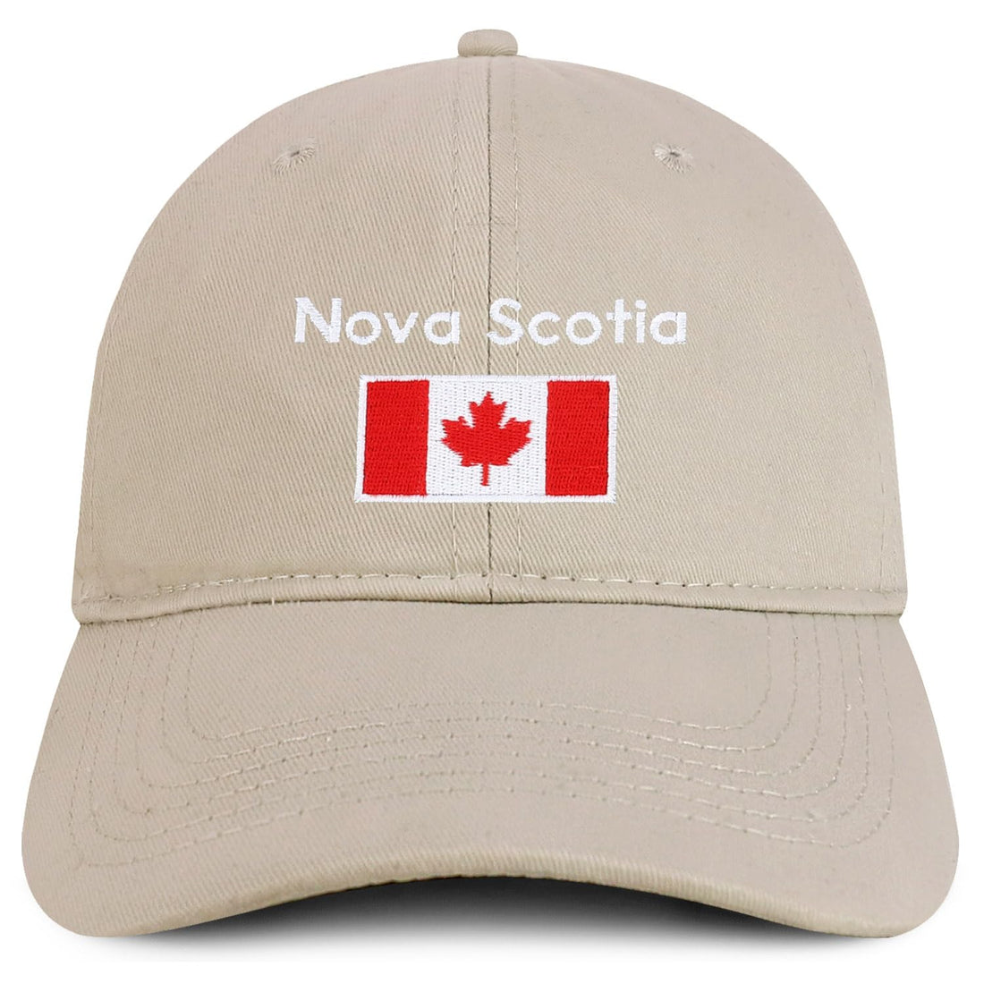 Trendy Apparel Shop Nova Scotia with Canadian Flag Embroidered Cotton Low Profile Dad Hat