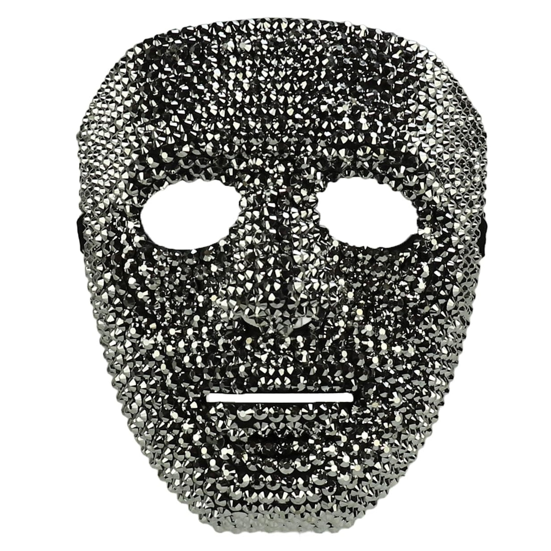Trendy Apparel Shop Bling Rhinestone Skull Half Mask Costume Accessory