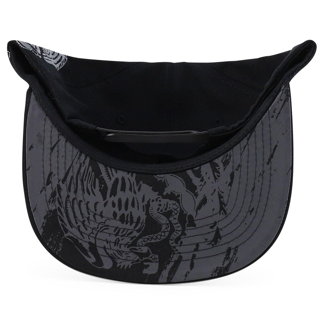 Trendy Apparel Shop Circular Mexico Eagle Embroidered Flatbill Snapback Cap