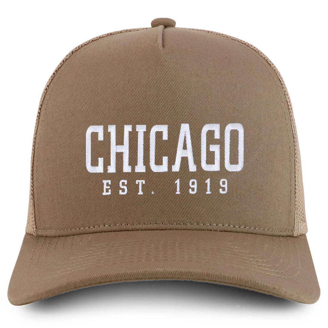 Trendy Apparel Shop Chicago Est.1919 Embroidered 5 Panel Snapback Trucker Cap
