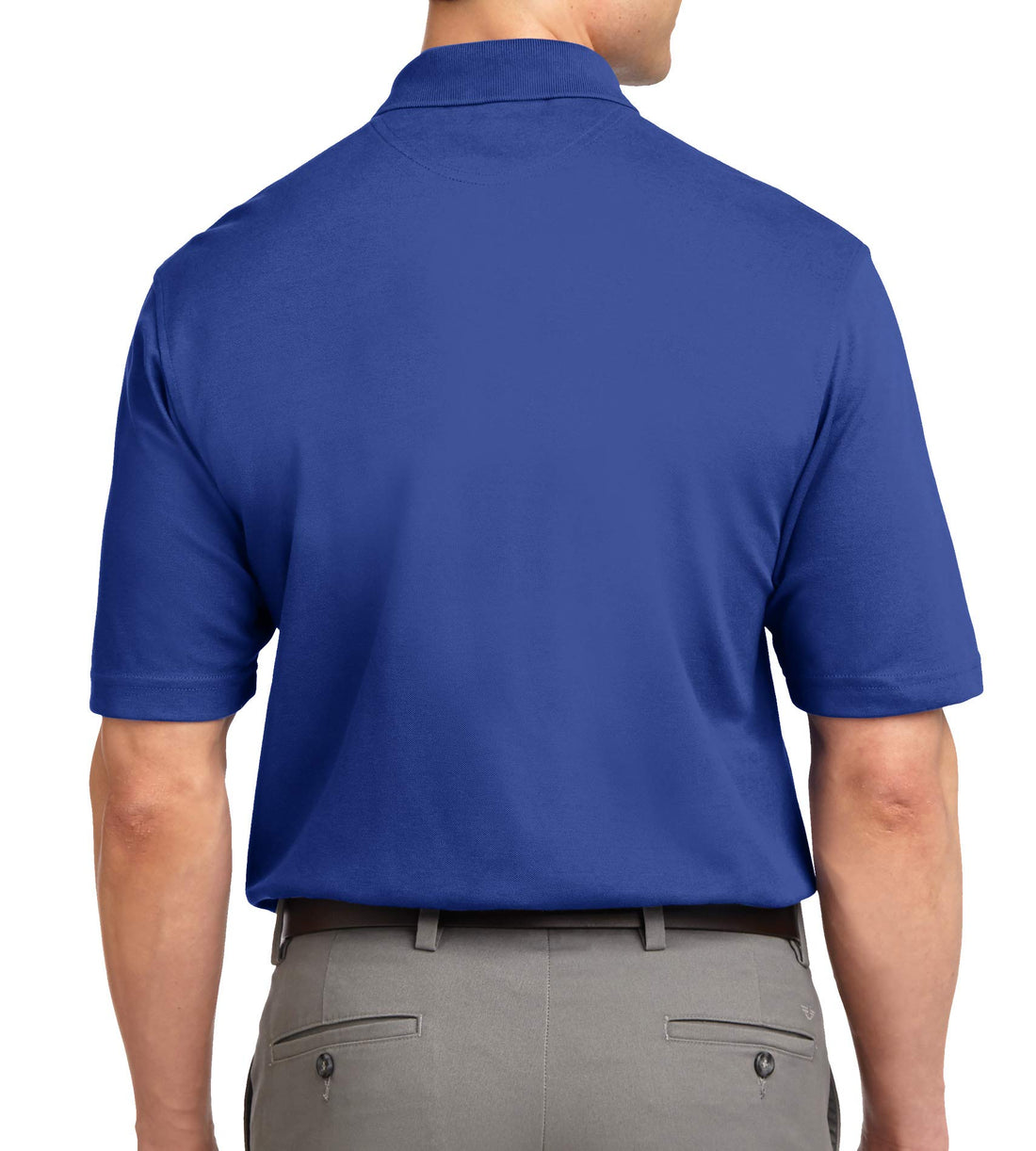 Trendy Apparel Shop Soft Breathable Fit Moisture-Wicking Quick Dry Men's Polo Big and Tall Shirt