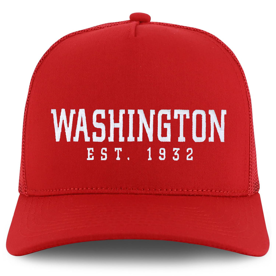 Trendy Apparel Shop Washington Est.1932 Embroidered 5 Panel Snapback Trucker Cap