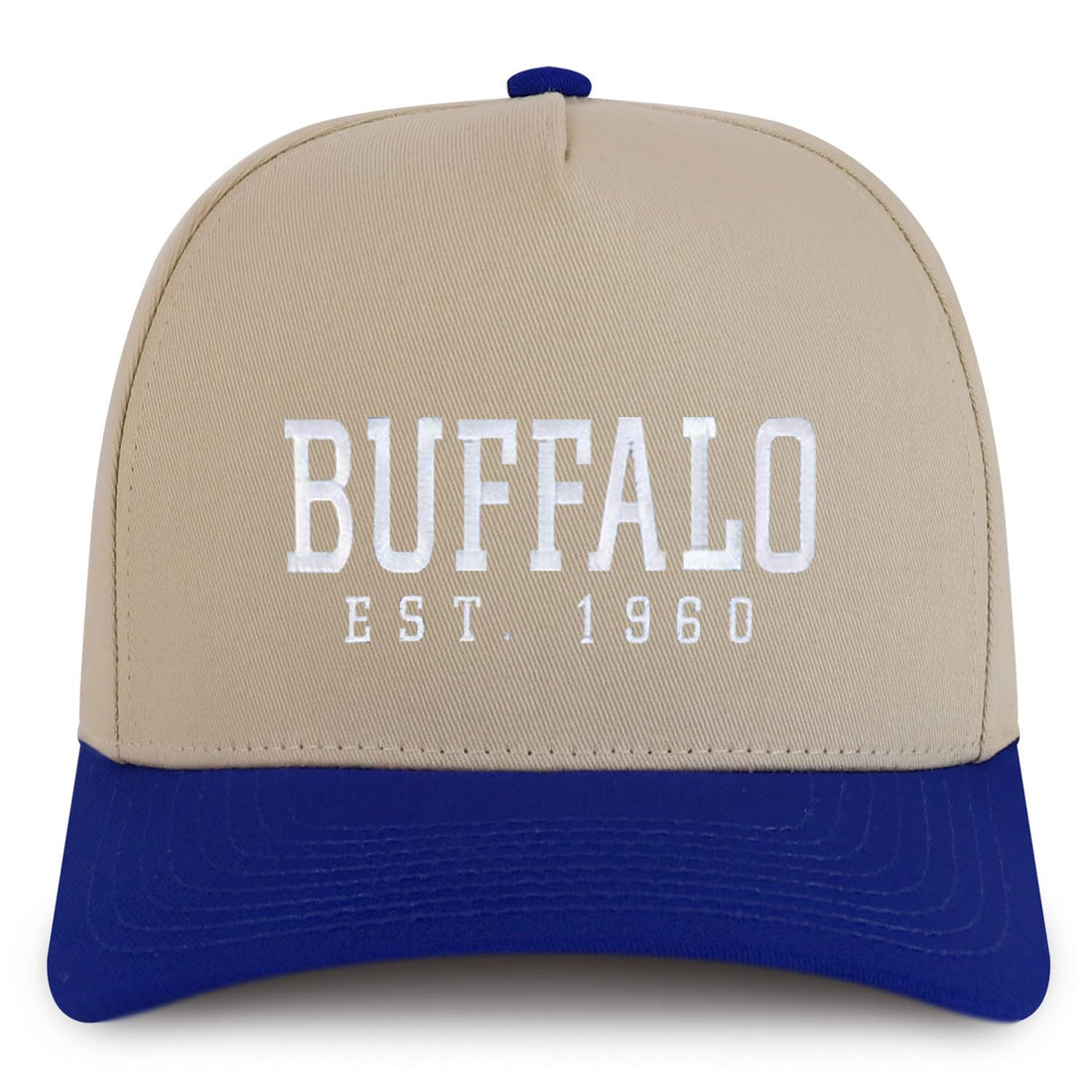 Trendy Apparel Shop Buffalo Est.1960 Embroidered 5 Panel Structured Baseball Cap