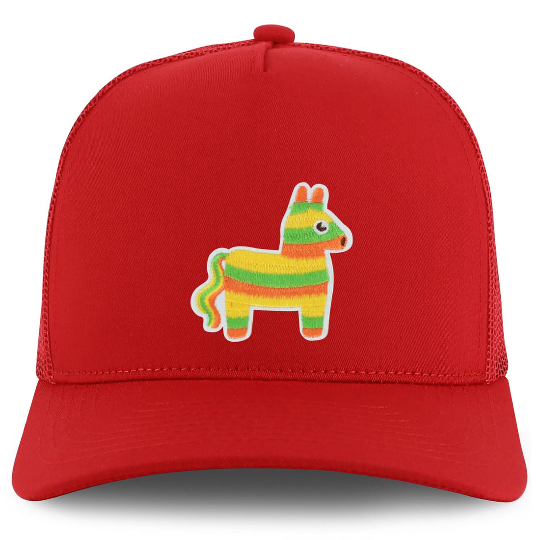 Trendy Apparel Shop Mexican Fiesta Pinata Donkey Embroidered Patch Trucker Cap