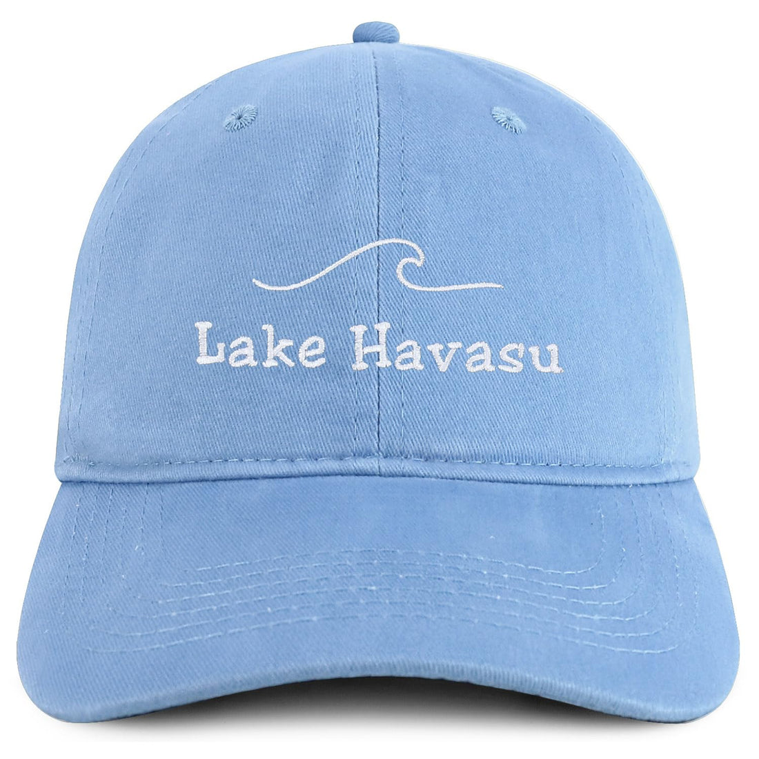 Trendy Apparel Shop Lake Havasu Embroidered Cotton Unstructured Low Profile Dad Hat