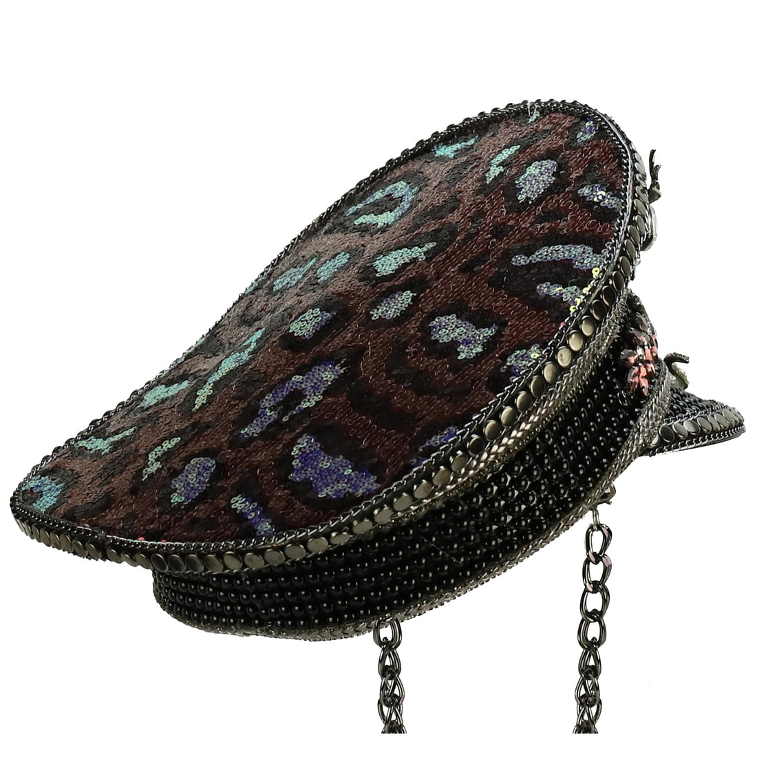 Trendy Apparel Shop Festival Party Sparkly Sequin Rhinestone Captain Hat