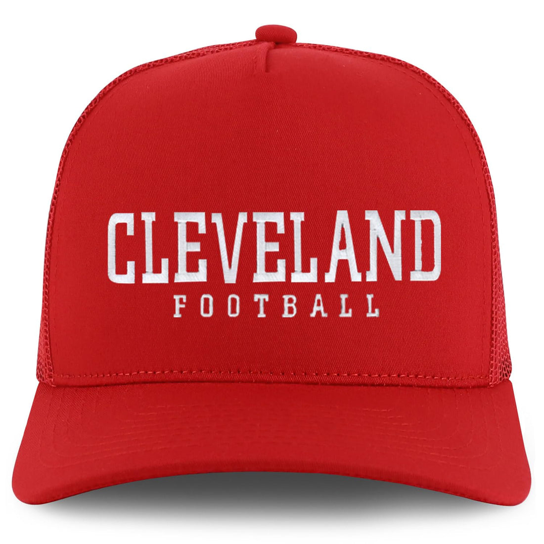 Trendy Apparel Shop Cleverland Embroidered 5 Panel Snapback Trucker Cap
