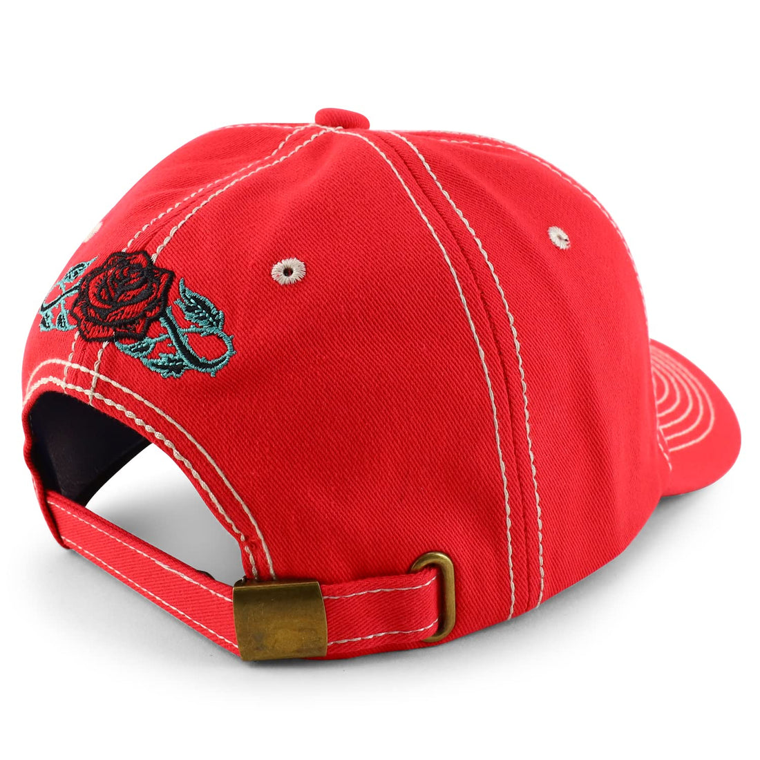 Trendy Apparel Shop Dia De Los Muerto Skull Embroidered Baseball Cap