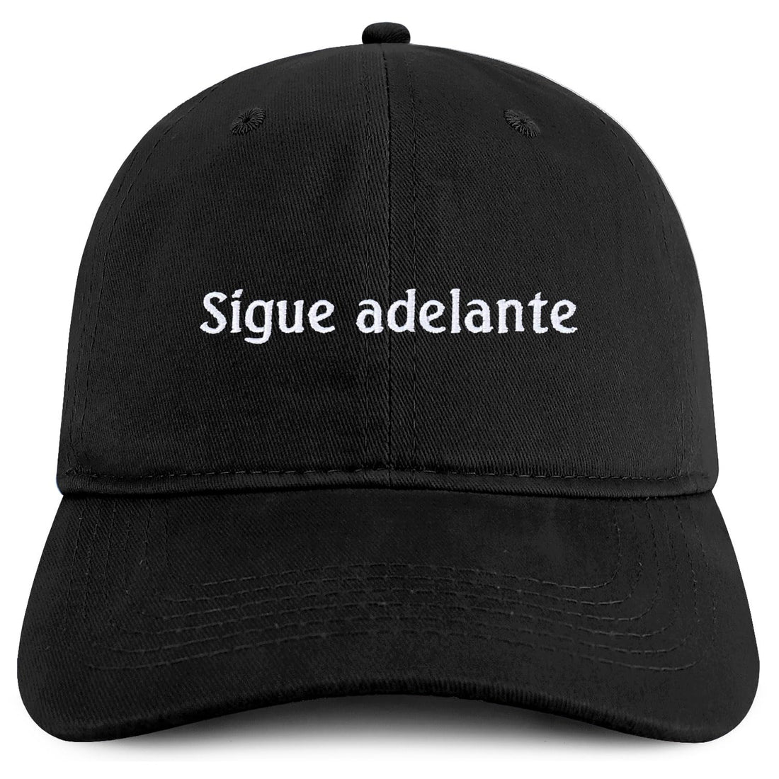 Trendy Apparel Shop Sigue adelante Embroidered Cotton Low Profile Dad Hat