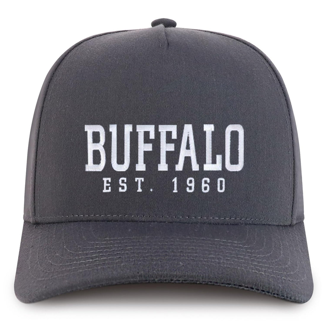 Trendy Apparel Shop Buffalo Est.1960 Embroidered 5 Panel Structured Baseball Cap