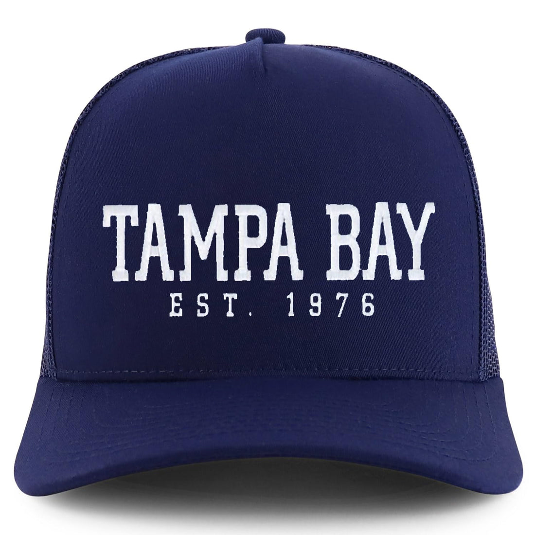 Trendy Apparel Shop Tampa Bay Est.1976 Embroidered 5 Panel Snapback Trucker Cap