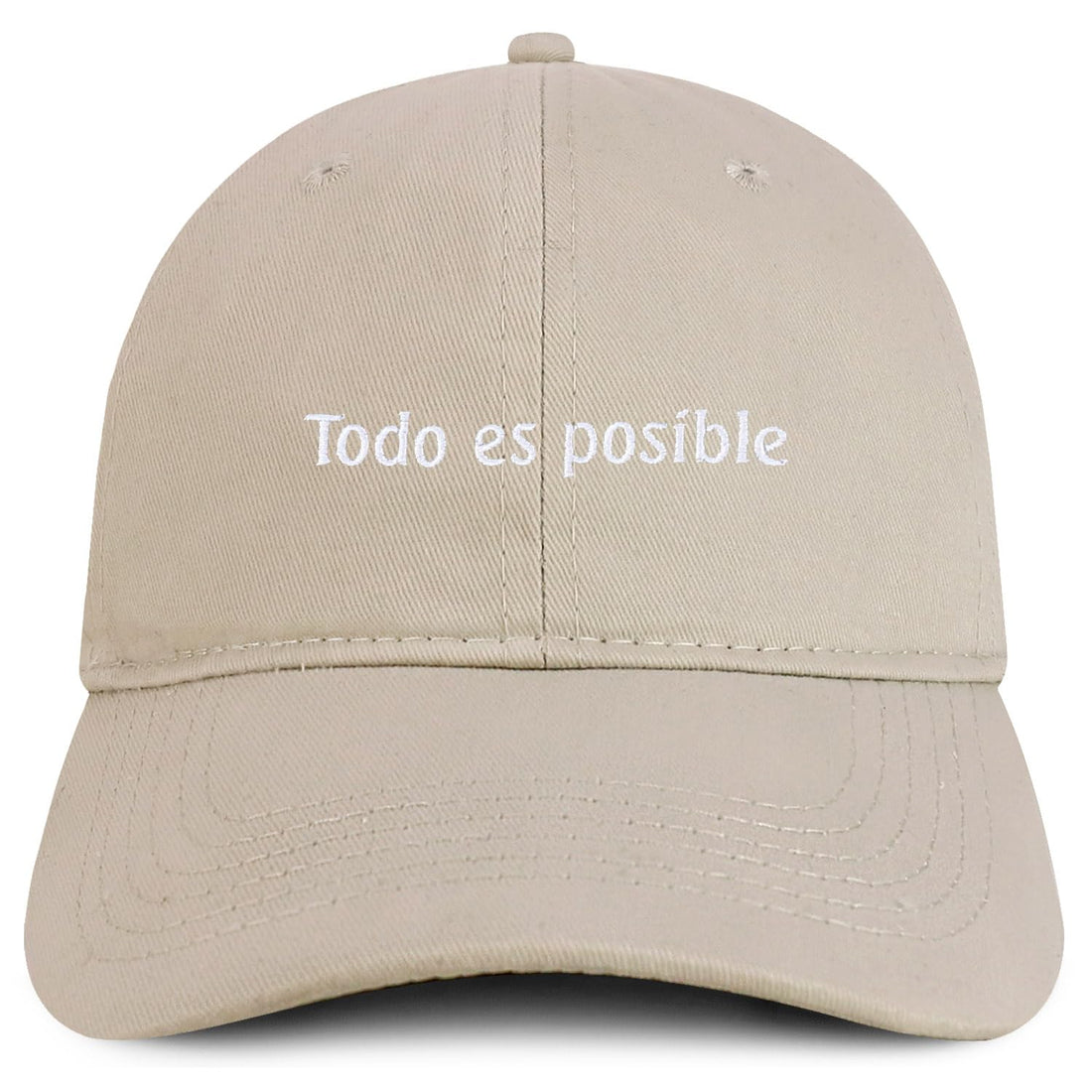 Trendy Apparel Shop Todo ES posible Embroidered Cotton Low Profile Dad Hat