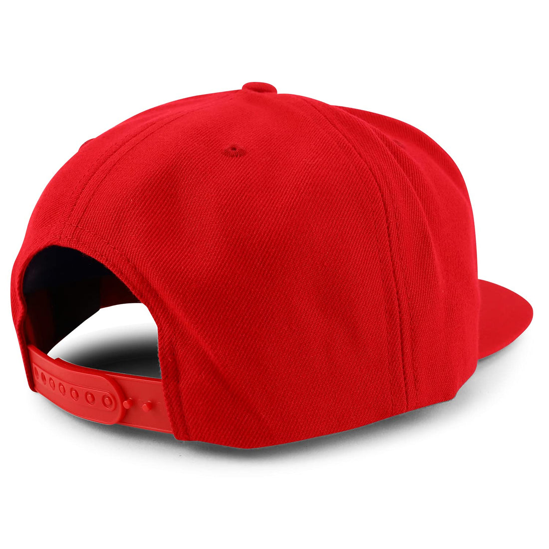 Trendy Apparel Shop Flexfit Oversize XXL Structured Blank Flatbill Snapback Cap