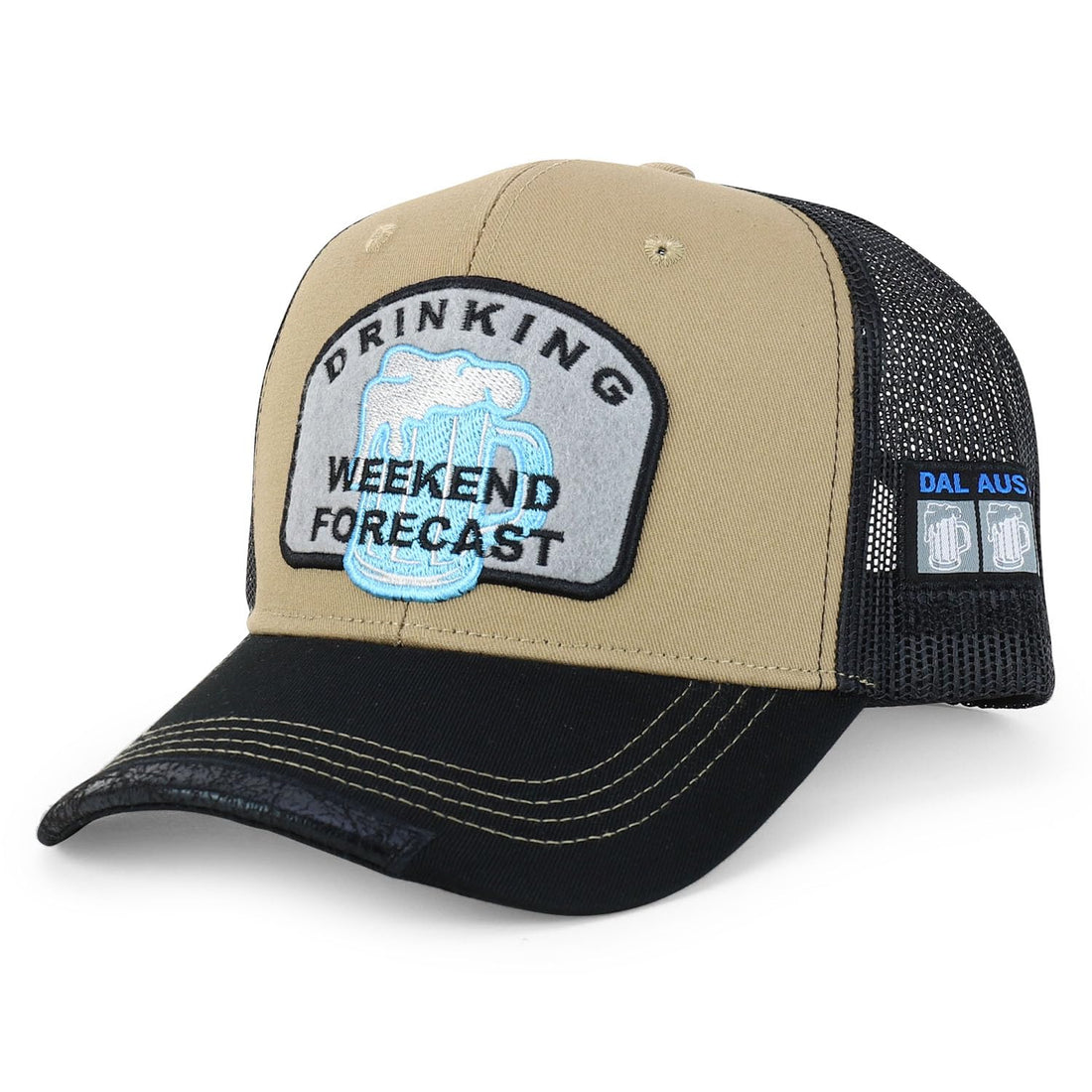Trendy Apparel Shop Drinking Weekend Forecast Embroidered Trucker Cap
