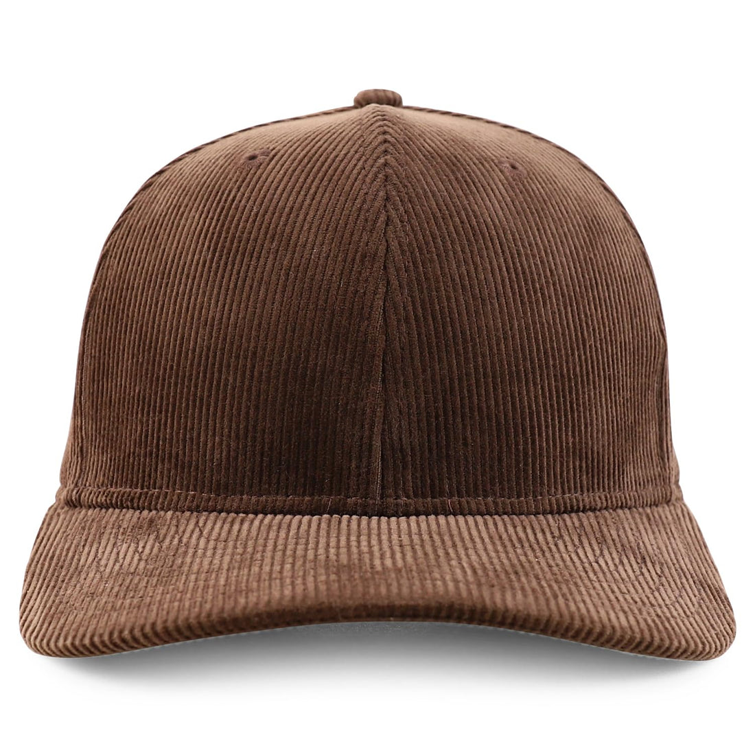 Trendy Apparel Shop Structured 6 Panel Cotton Corduroy Baseball Cap
