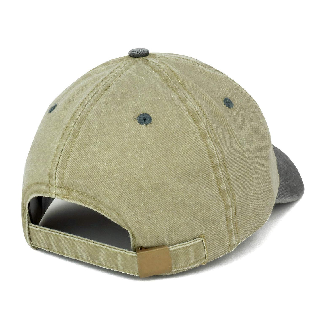 Trendy Apparel Shop Unicorn Patch Pigment Dyed Washed Two Tone Baseball Cap