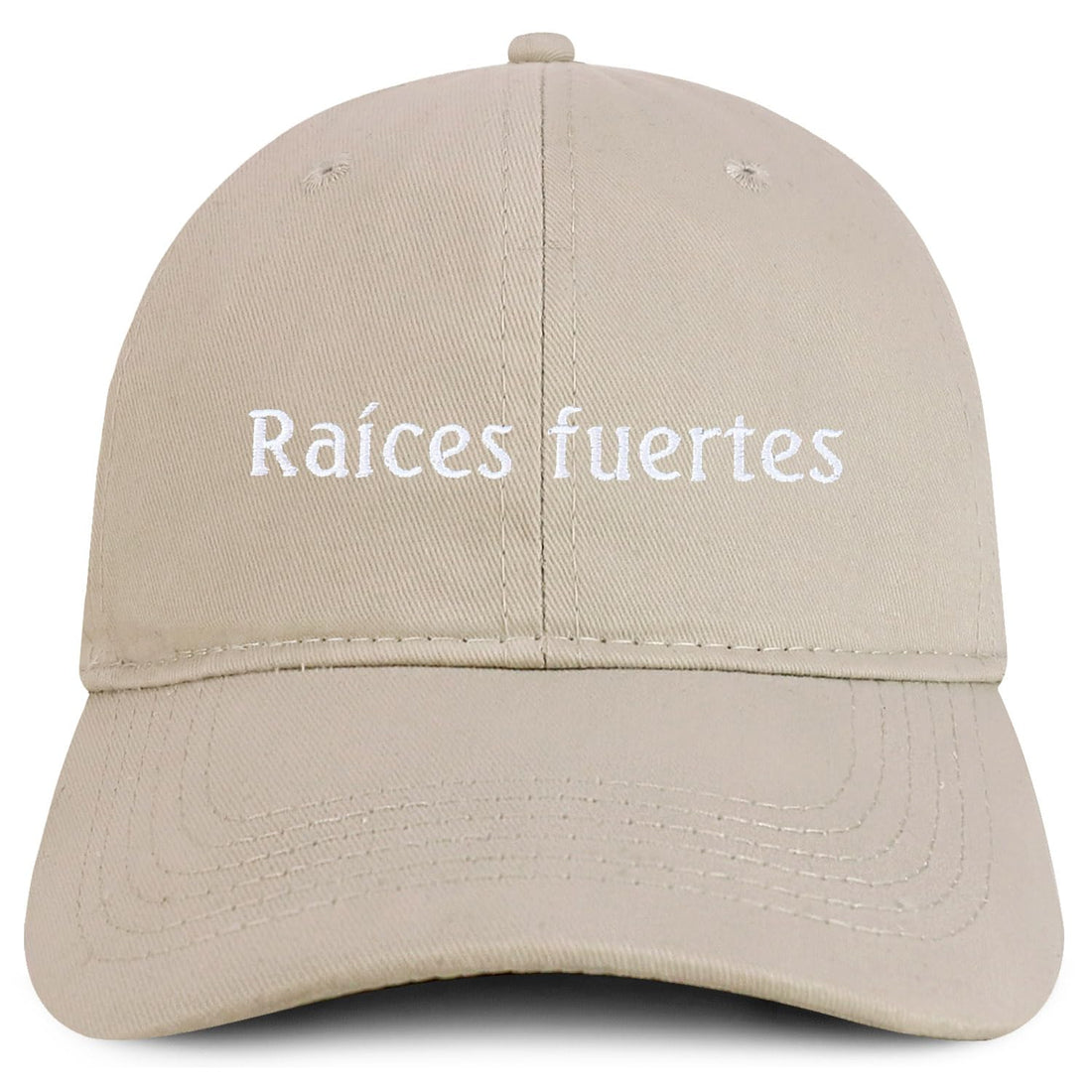 Trendy Apparel Shop Raices fuertes Embroidered Cotton Low Profile Dad Hat