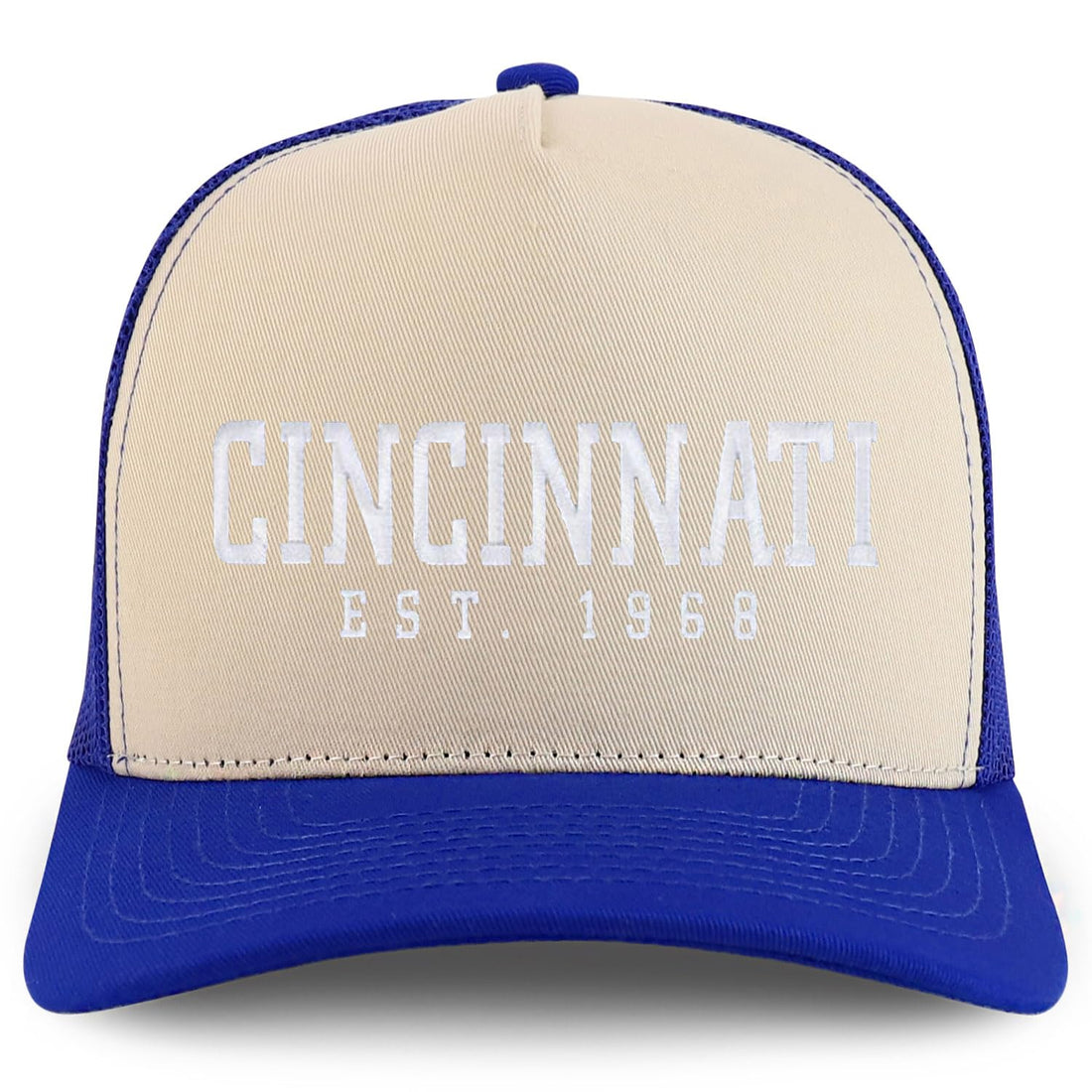 Trendy Apparel Shop Cincinnati Est.1968 Embroidered 5 Panel Snapback Trucker Cap