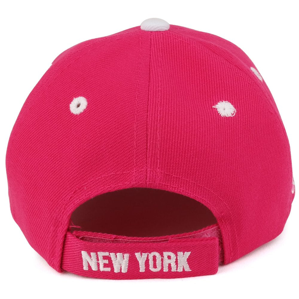 Trendy Apparel Shop Infants New York 3D Embroidered Structured Baseball Cap