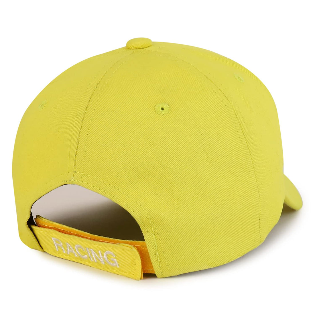 Trendy Apparel Shop Racing 3D Embroidered Flame Car Race Flag Baseball Cap