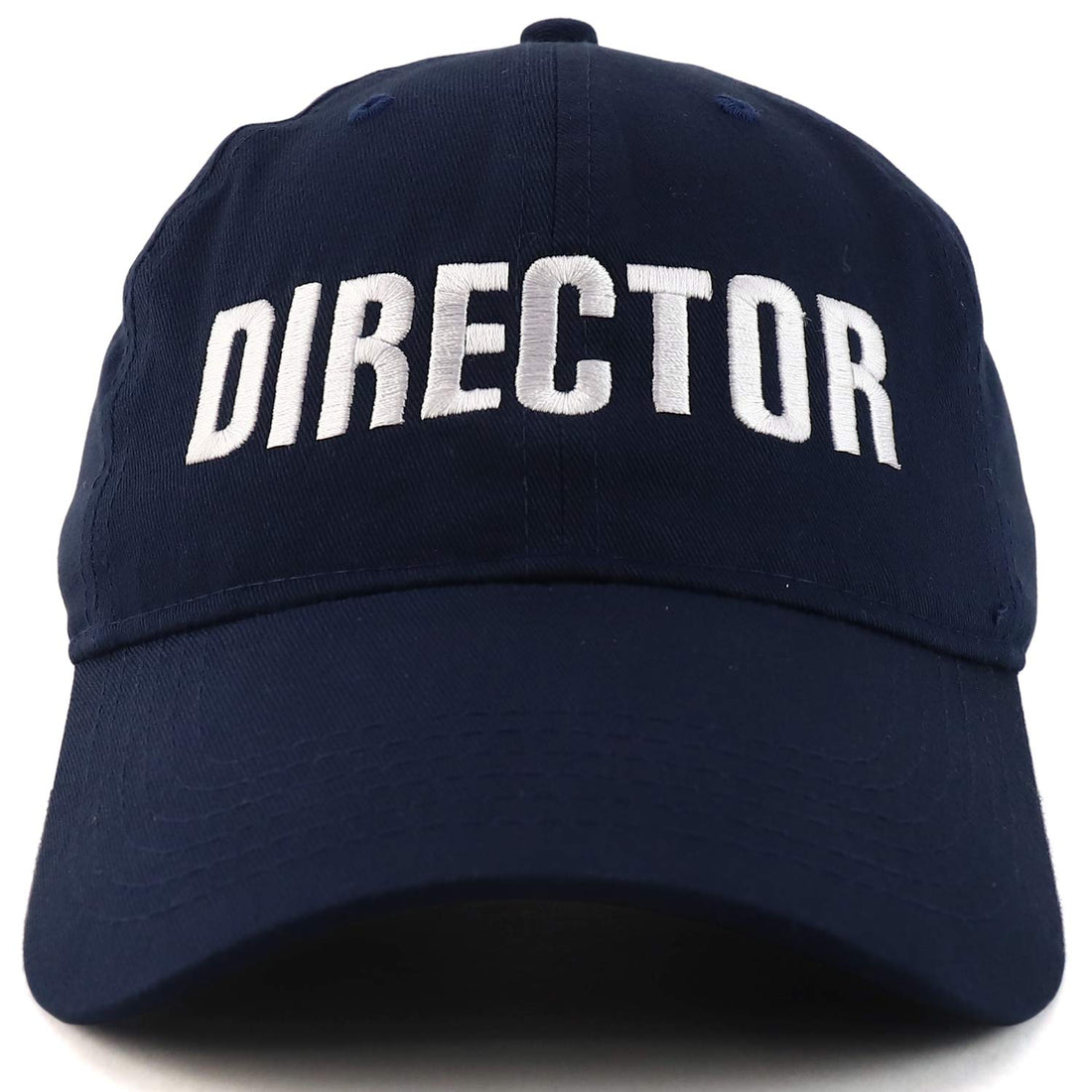 Trendy Apparel Shop Director Embroidered Soft Cotton Low Profile Dad Hat Baseball Cap