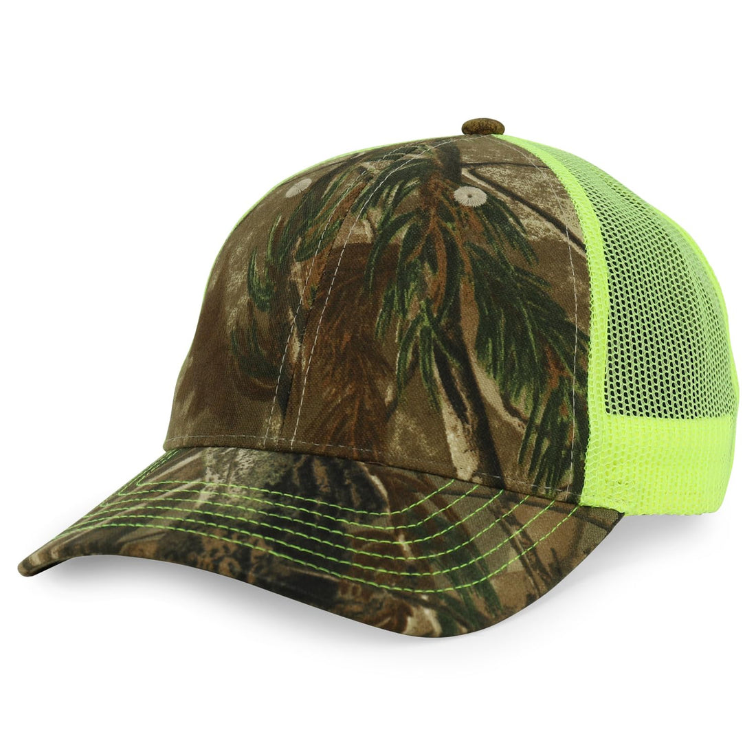 Trendy Apparel Shop Hunting Camouflage Adjustable Mesh Back Tucker Cap