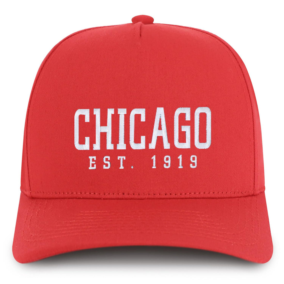 Trendy Apparel Shop Chinago Est.1919 Embroidered 5 Panel Structured Baseball Cap