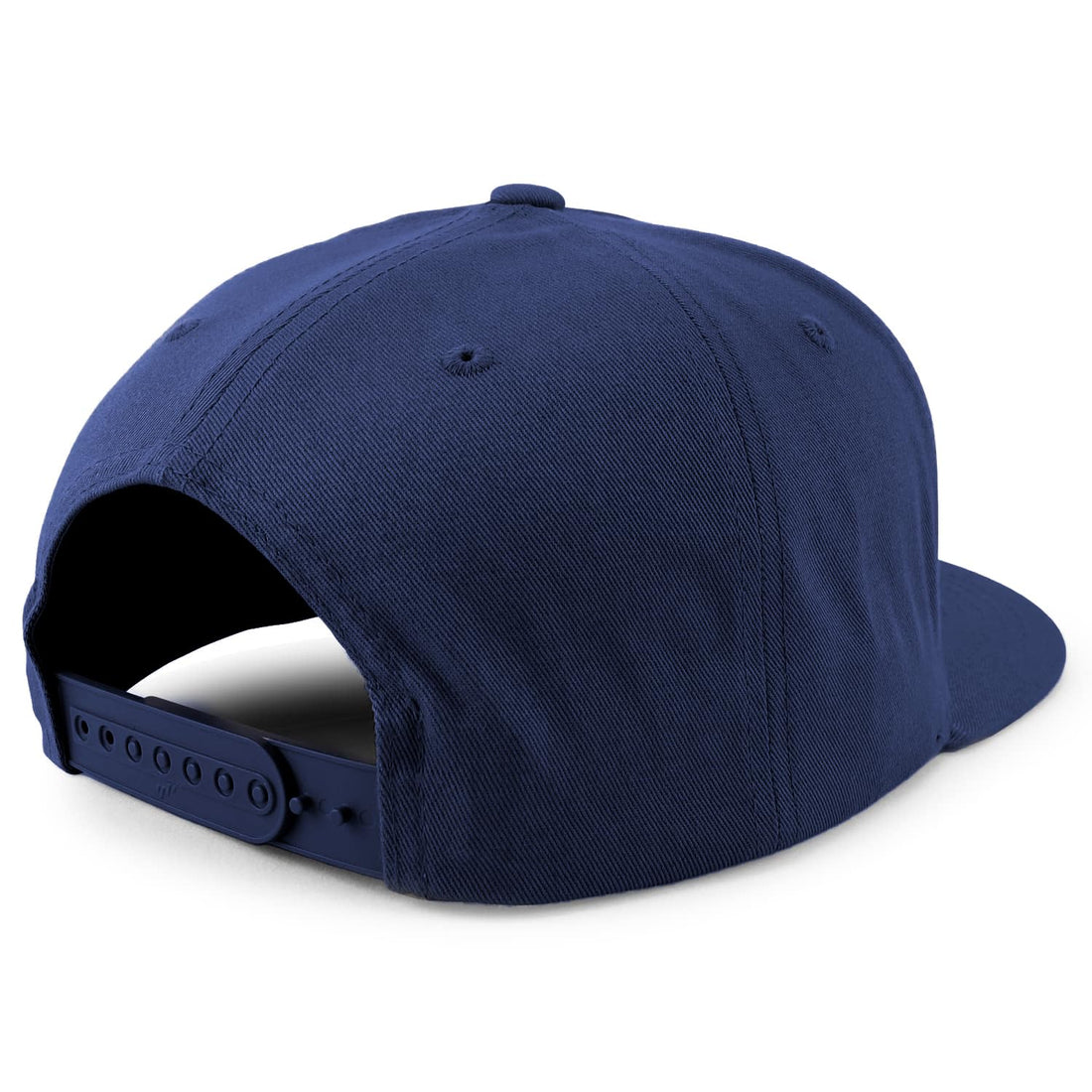 Trendy Apparel Shop Flexfit Brand 5 Panel Structured Blank Flatbill Snapback Cap
