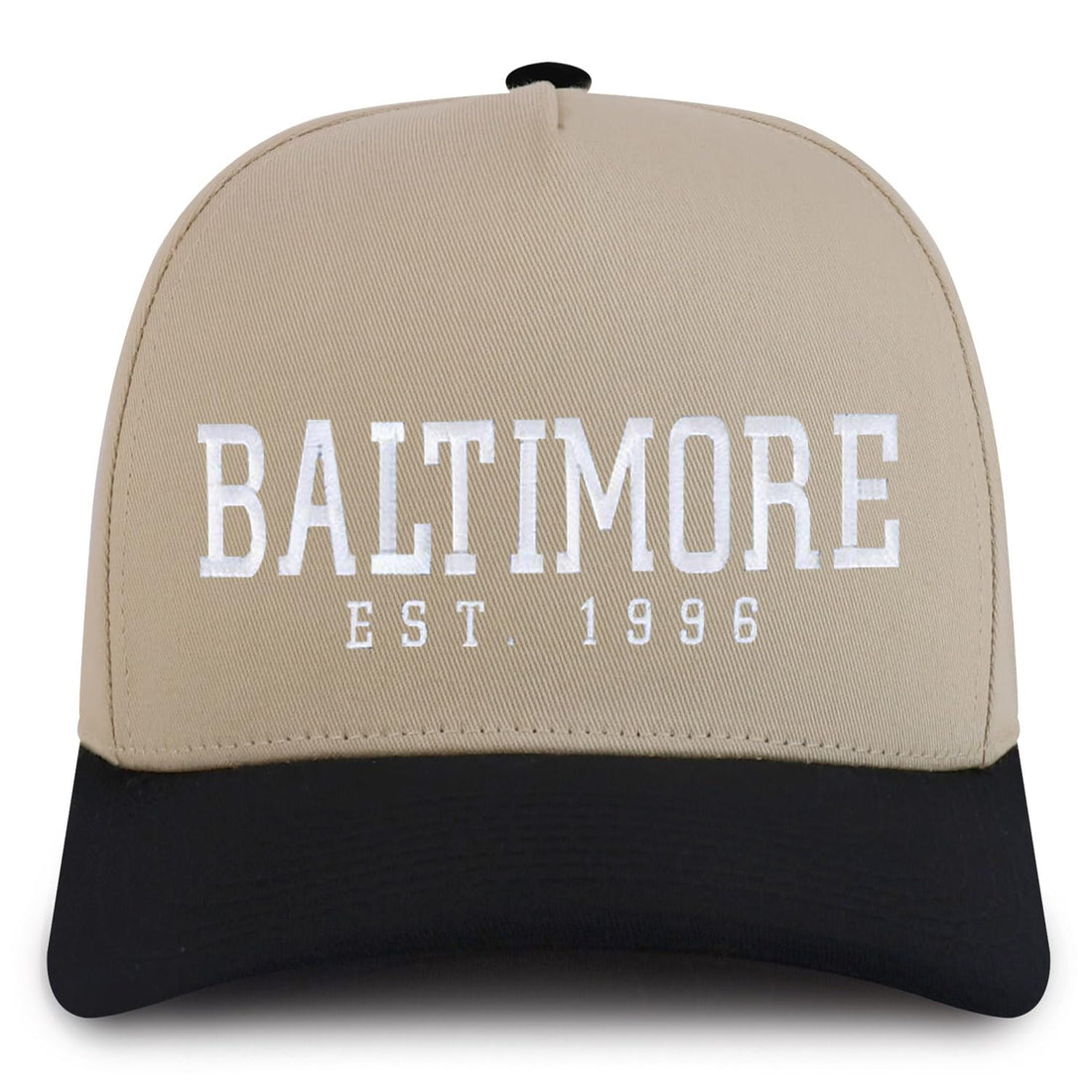Trendy Apparel Shop Baltimore Est.1996 Embroidered 5 Panel Structured Baseball Cap
