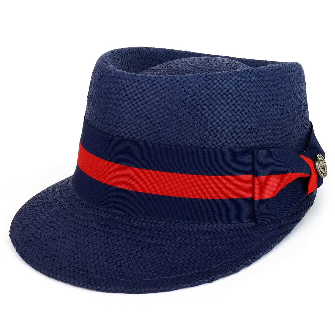 Trendy Apparel Shop Striped Ribbon Grosgrain Band Straw Fashion Baseball Hat