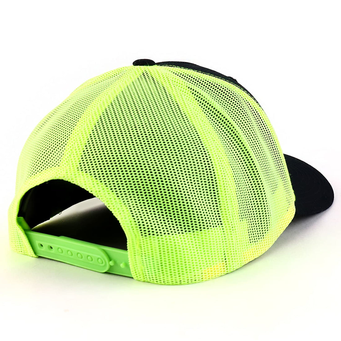 Trendy Apparel Shop Flexfit Oversize XXL Structured Blank 6 Panel Retro Trucker Mesh Cap