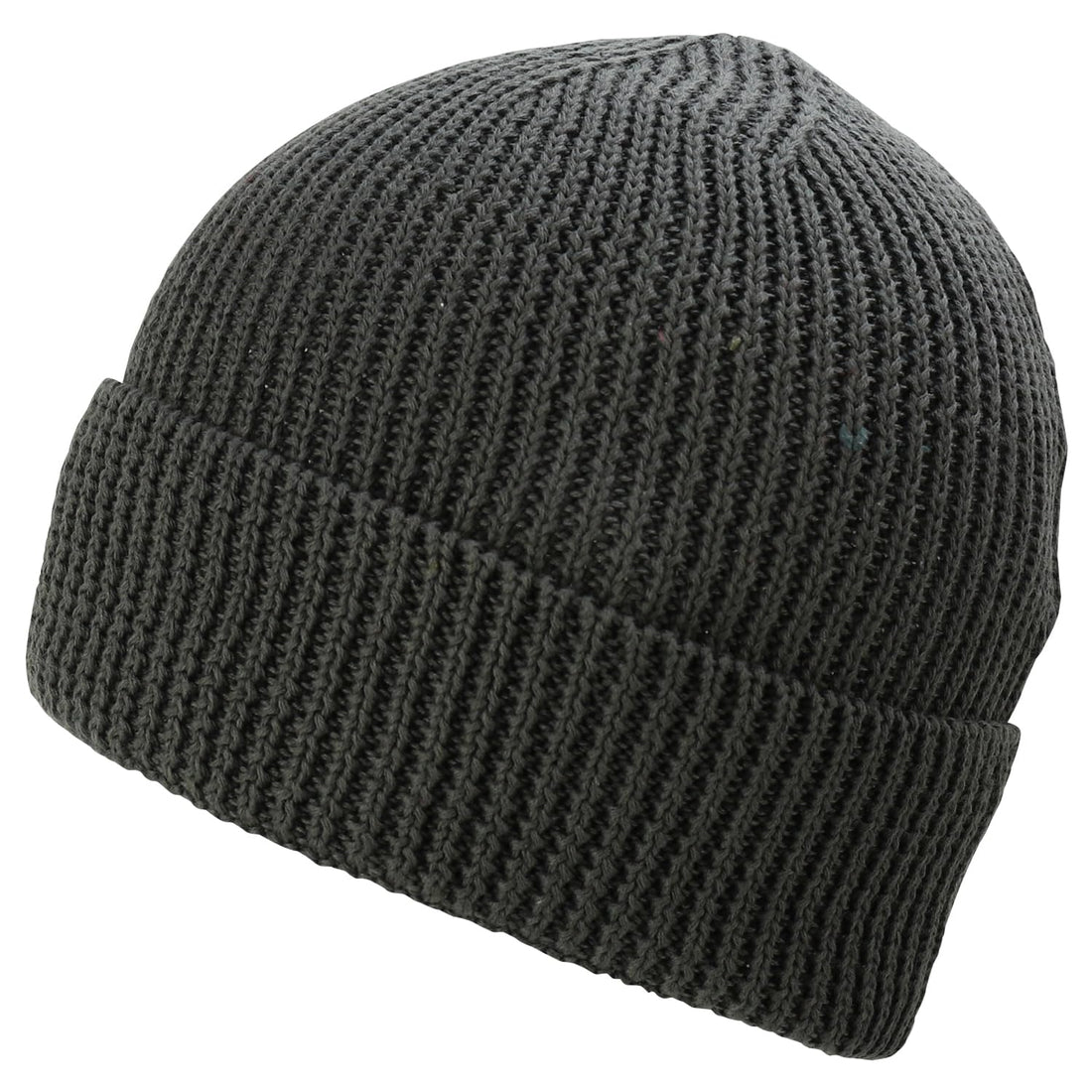 Trendy Apparel Shop Stretchy Cotton Knitted Cuff Beanie Hat