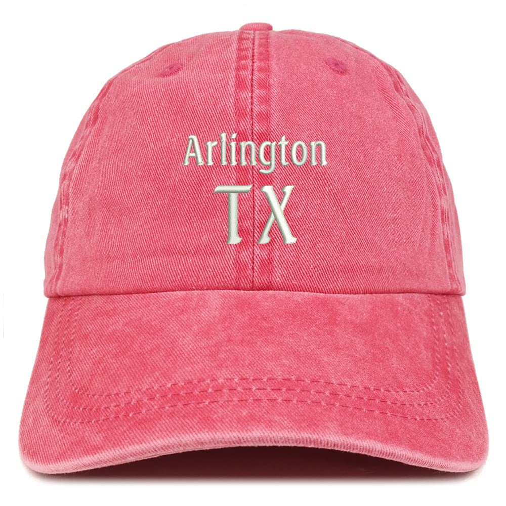 Trendy Apparel Shop Arlington TX Embroidered Pigment Dyed Washed Baseball Cap