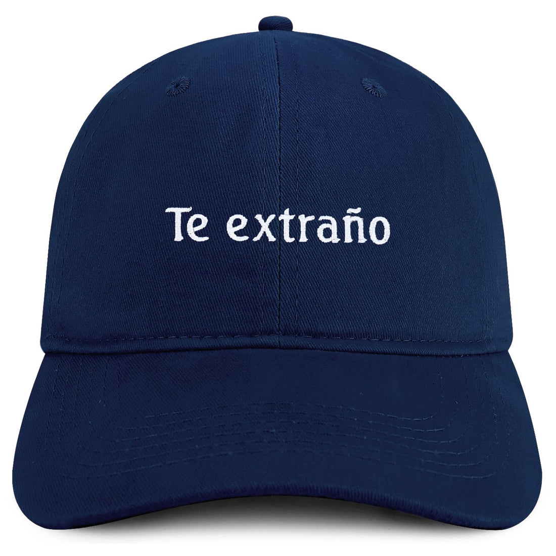 Trendy Apparel Shop Te extrano Embroidered Cotton Low Profile Dad Hat