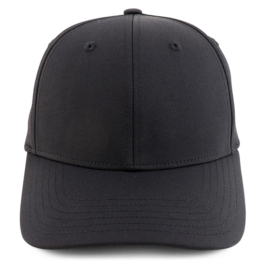Trendy Apparel Shop Oversize XXL Plain Air Thru Structured Curved Bill Fitted Cap
