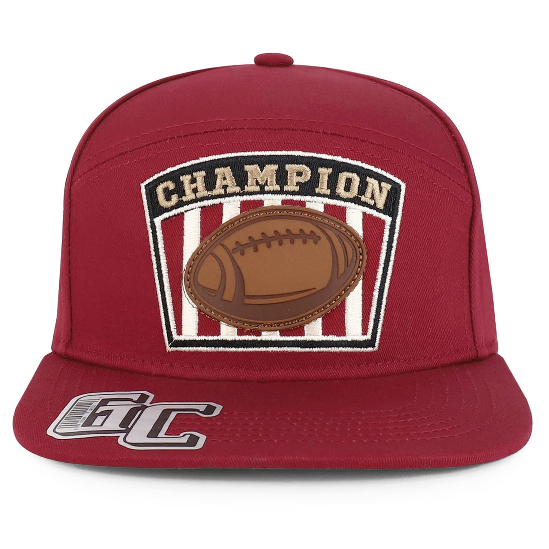Trendy Apparel Shop Super League Champion Embroidered Flatbill Snapback Cap