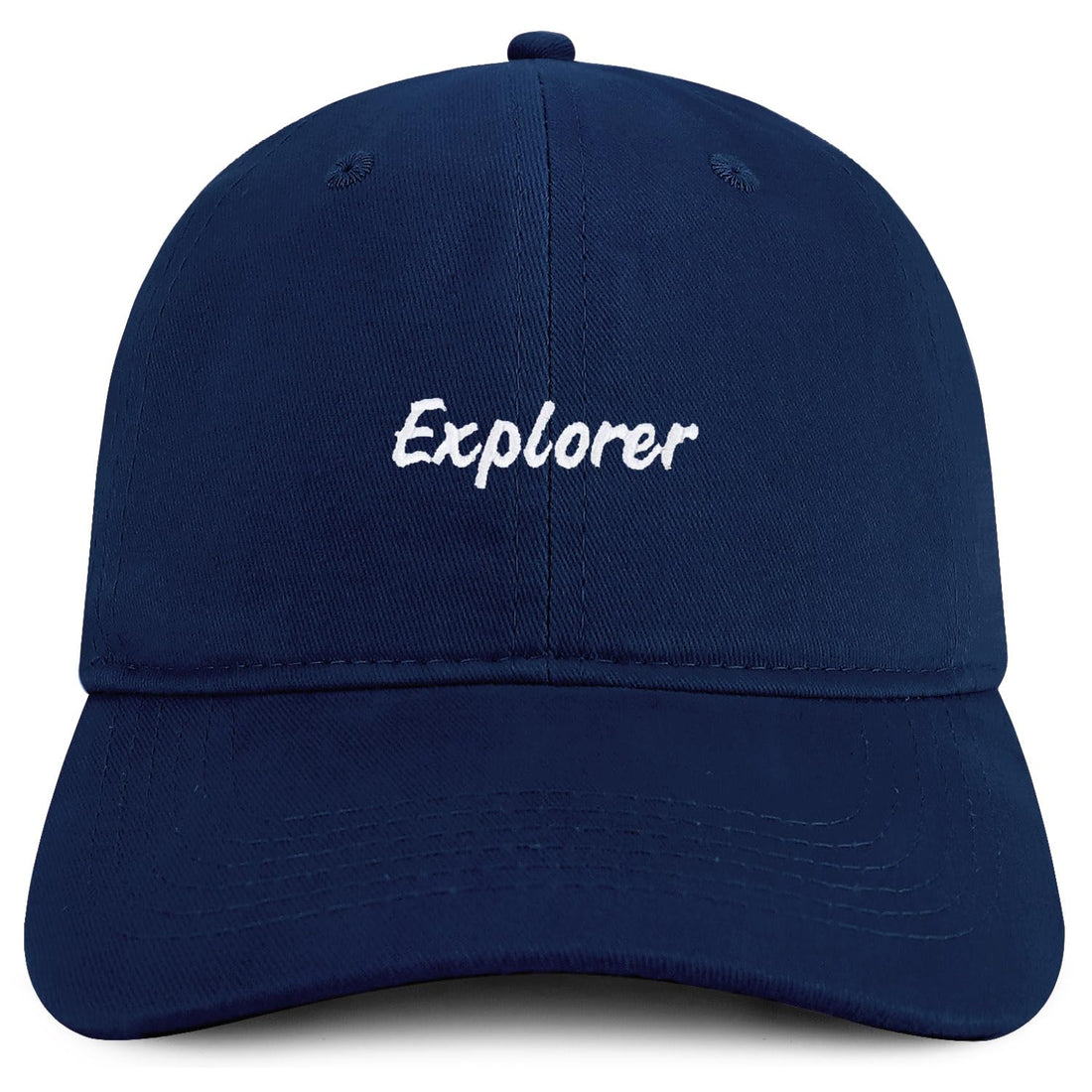 Trendy Apparel Shop Explorer Embroidered Cotton Unstructured Low Profile Dad Hat