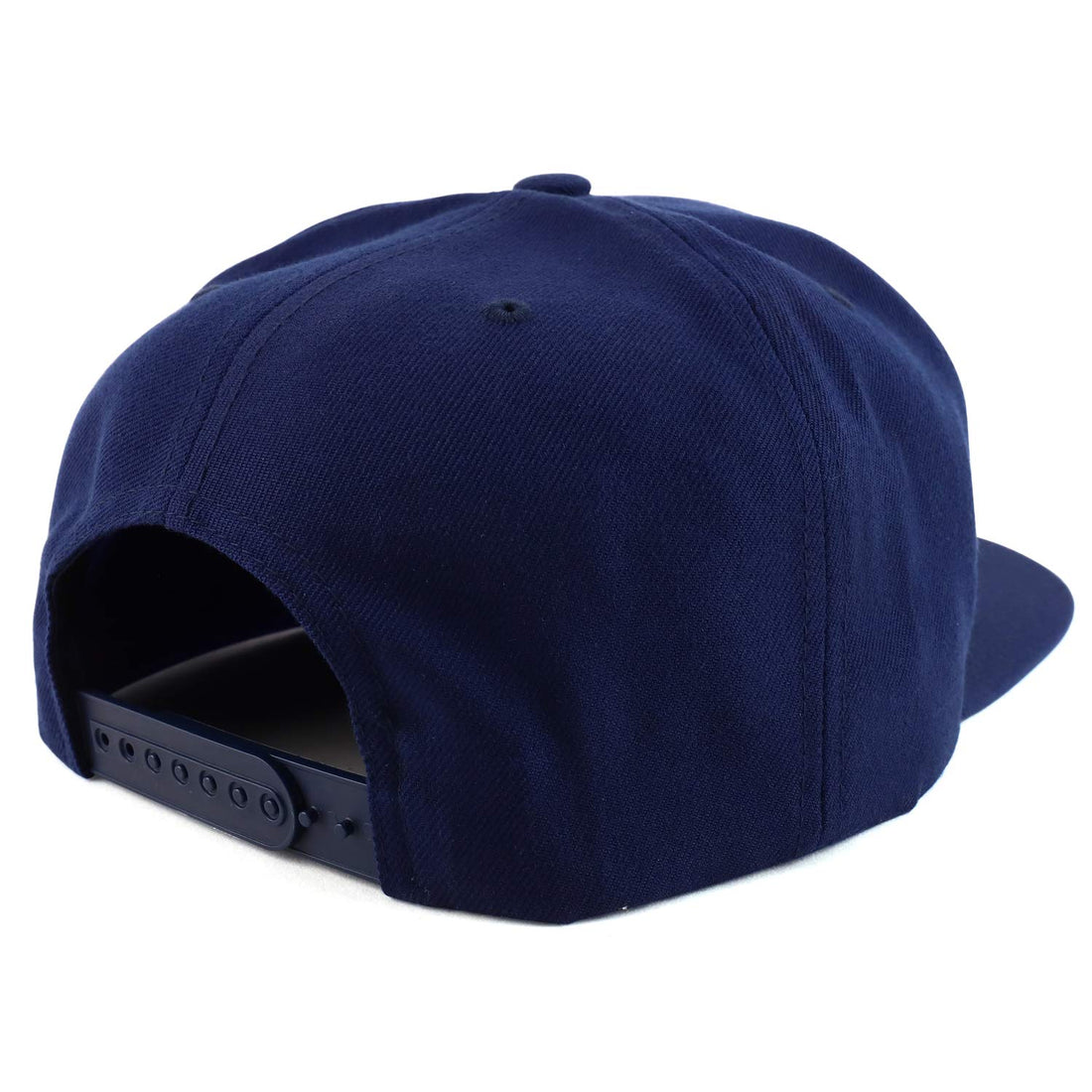 Trendy Apparel Shop Flexfit Oversize XXL Structured Blank Flatbill Snapback Cap