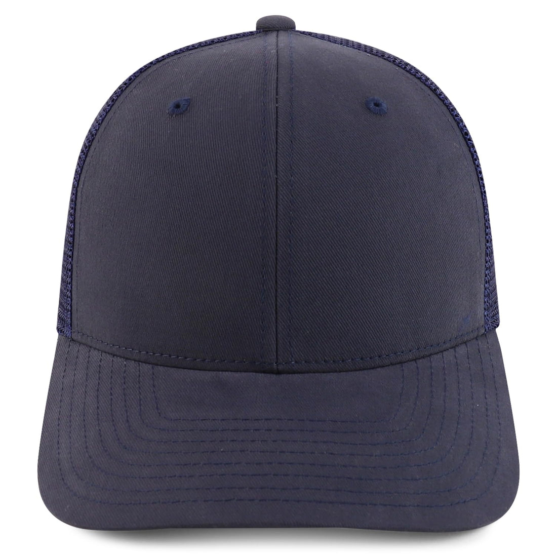 Trendy Apparel Shop Oversize XXL 6 Panel Structured Curved Bill Mesh Snapback Trucker Cap