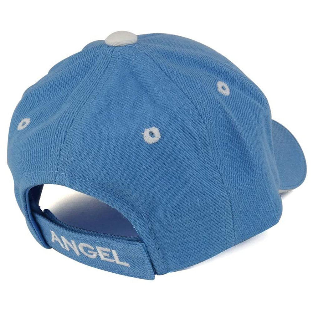 Trendy Apparel Shop Infant Size Angel 3D Embroidered Adjustable Baseball Cap