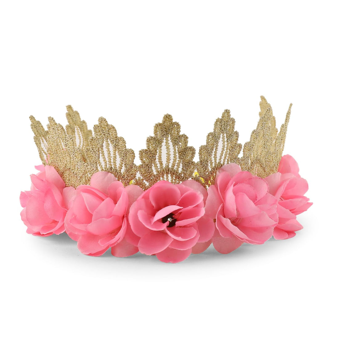 Trendy Apparel Shop Rose Flower Headband Costume Accessories