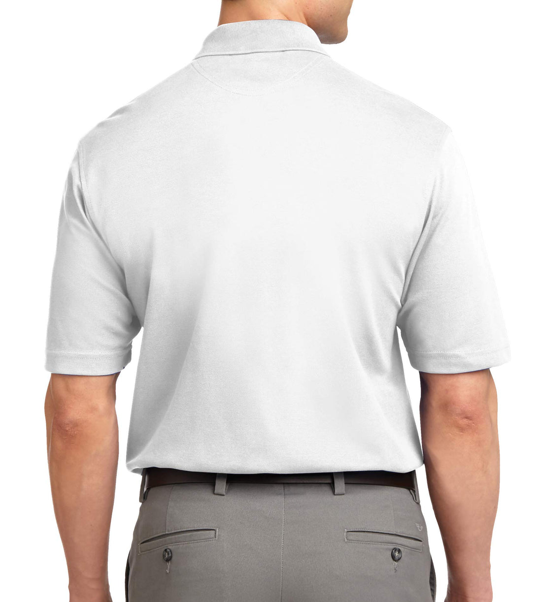 Trendy Apparel Shop Soft Breathable Fit Moisture-Wicking Quick Dry Men's Polo Big and Tall Shirt