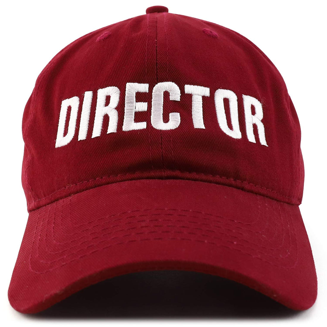 Trendy Apparel Shop Director Embroidered Soft Cotton Low Profile Dad Hat Baseball Cap