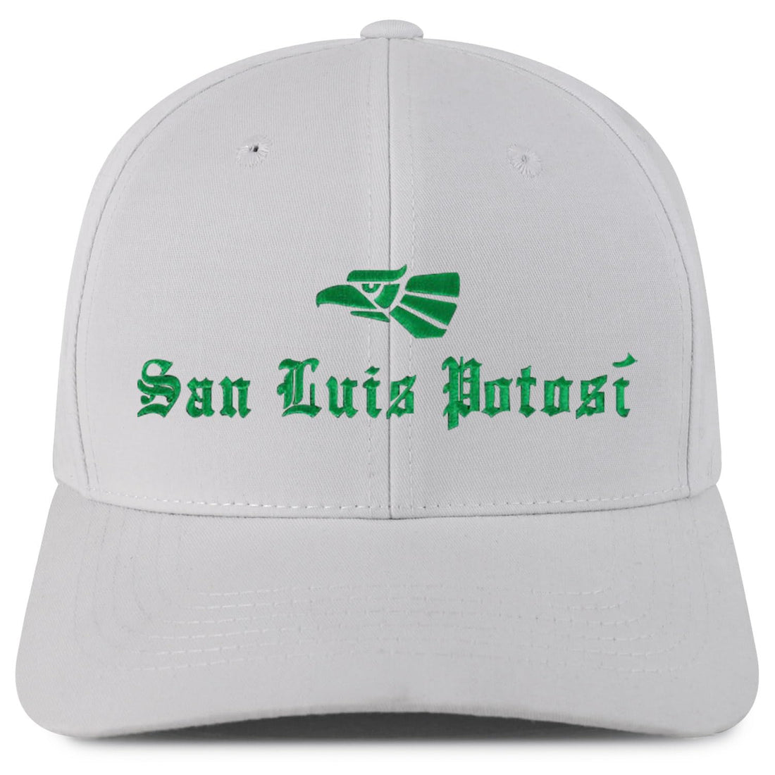 Trendy Apparel Shop San Luis Potosi Mexico State Embroidered 6 Panel Snapback Baseball Cap