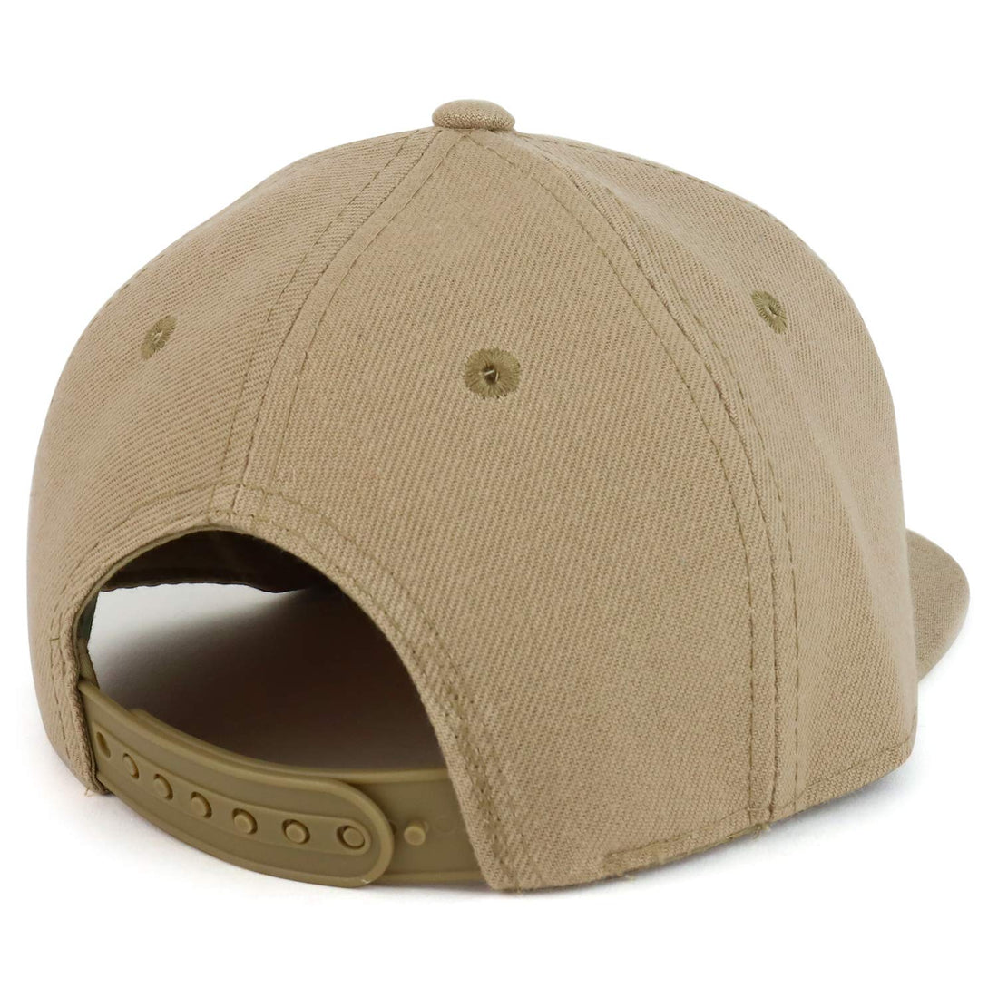 Trendy Apparel Shop Infant to Toddler Kid's Plain Structured Flatbill Snapback Cap
