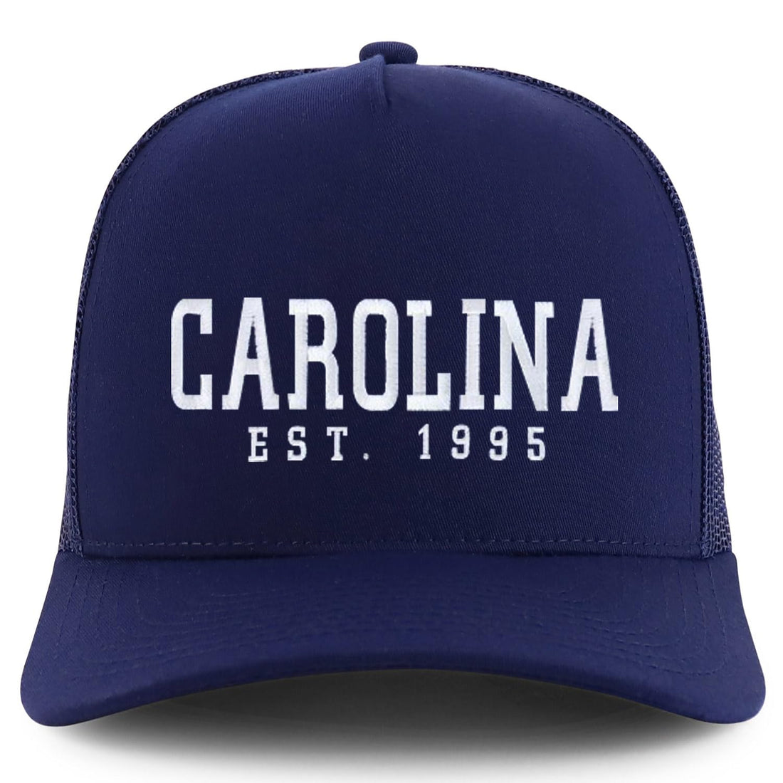 Trendy Apparel Shop Carolina Est.1995 Embroidered 5 Panel Snapback Trucker Cap