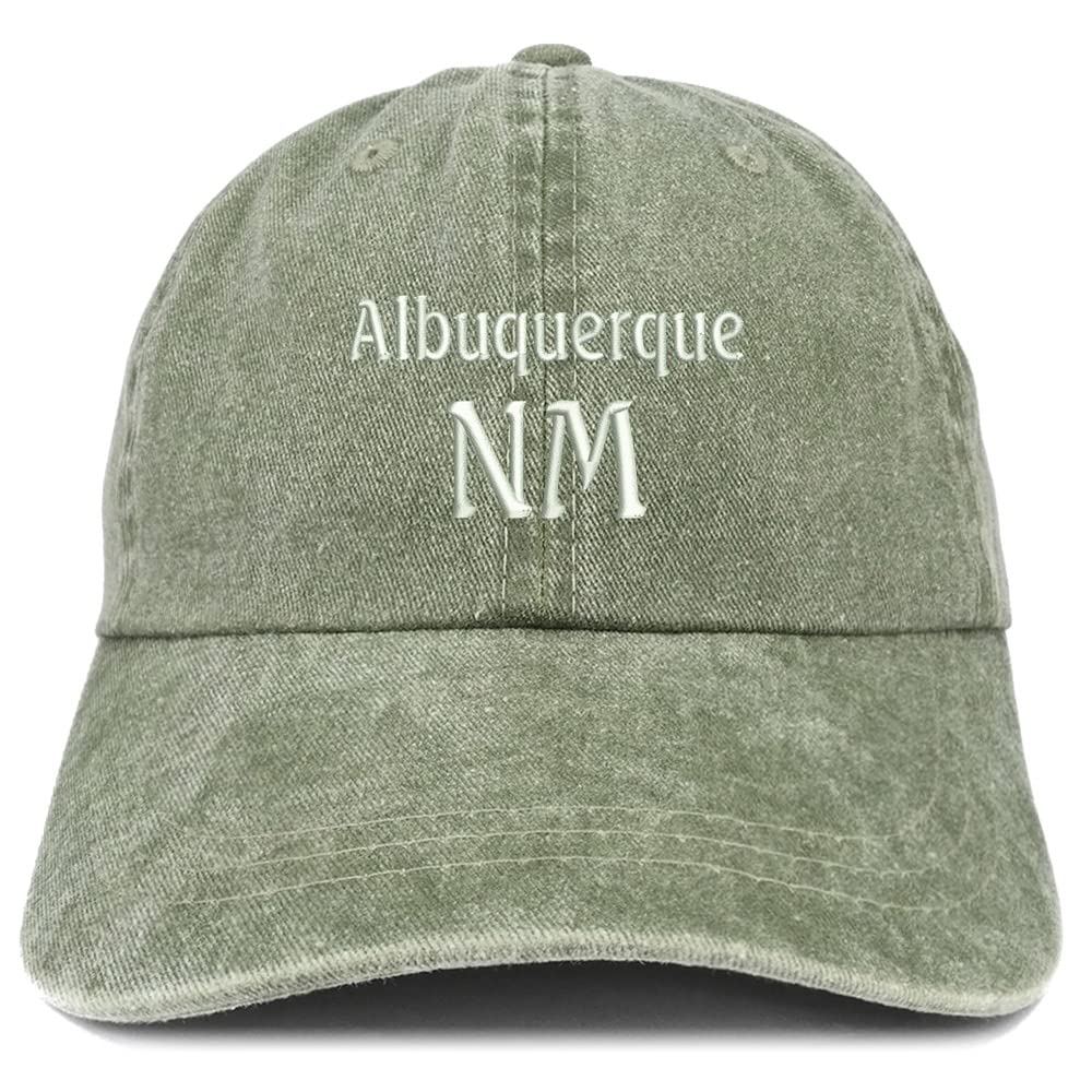 Trendy Apparel Shop Albuquerque NM Embroidered Pigment Dyed Washed Baseball Cap