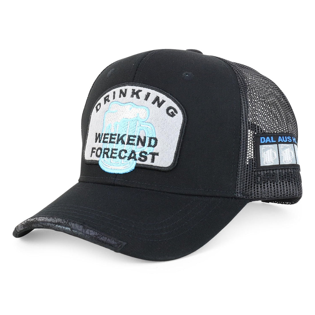 Trendy Apparel Shop Drinking Weekend Forecast Embroidered Trucker Cap